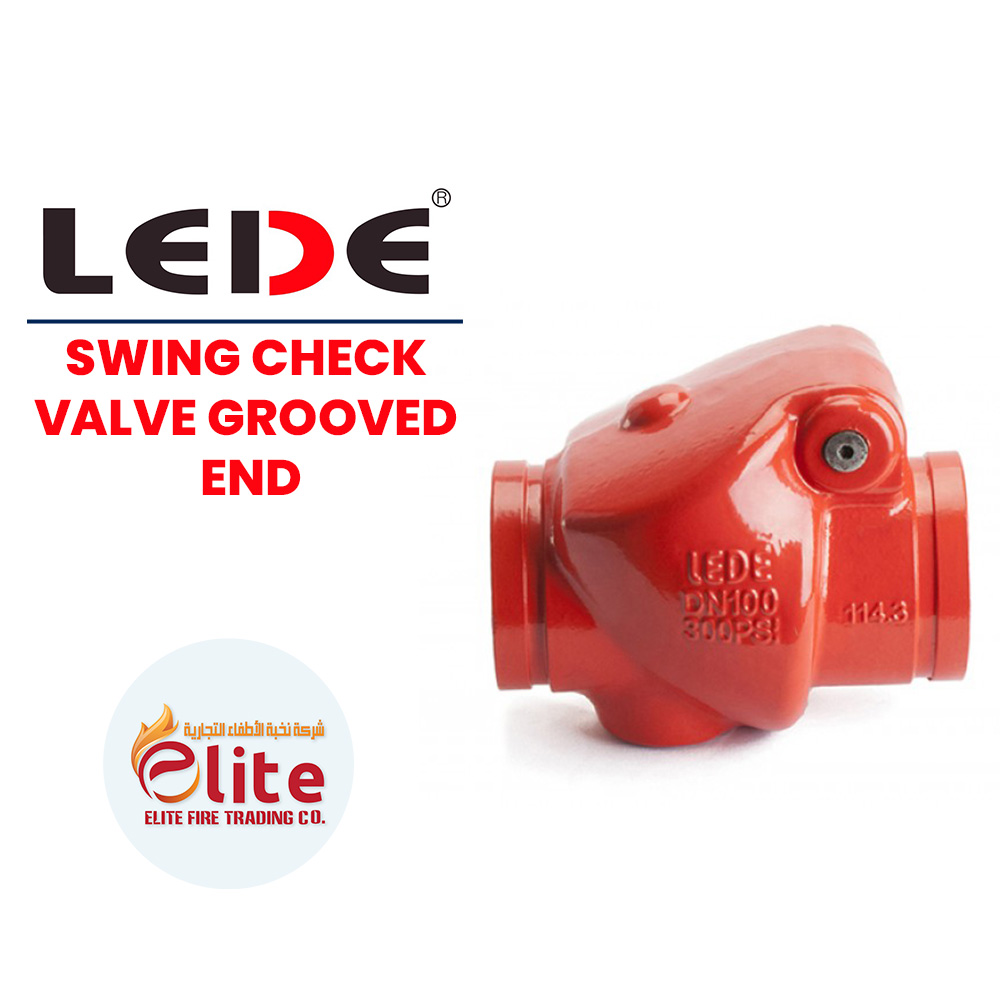 LEDE Lede SWING CHECK VALVE GROOVED END in Saudi Arabia