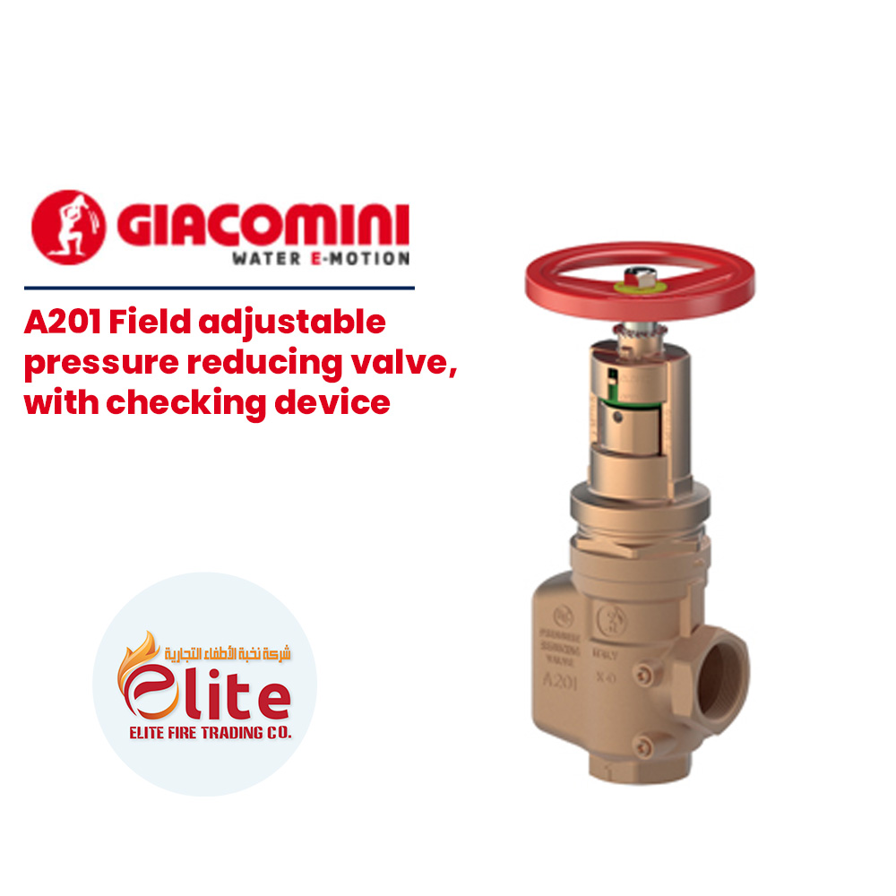 Giacomini Giacomini A201 Field adjustable pressure reducing valve, with checking device in Saudi Arabia