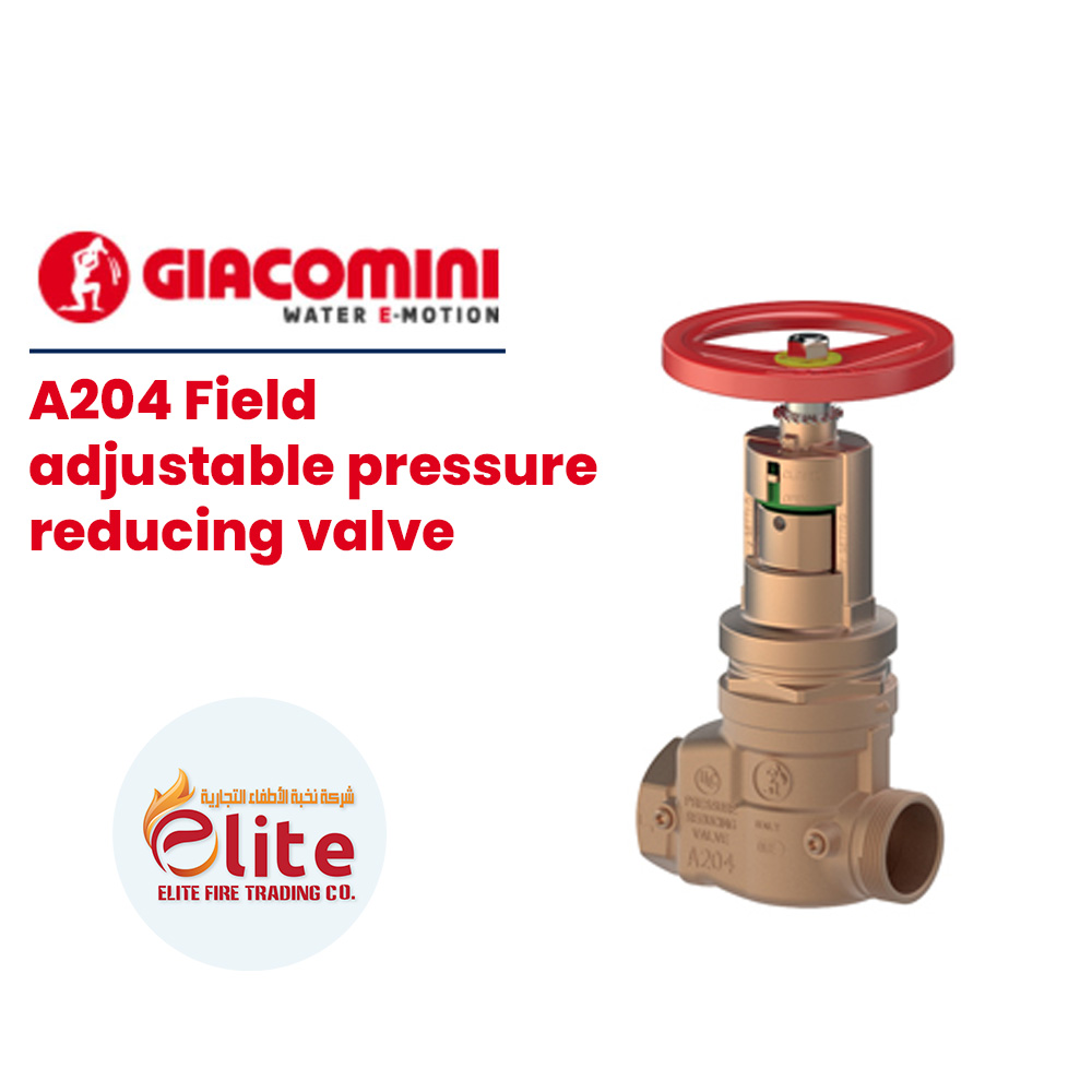 Giacomini Giacomini A204 Field adjustable pressure reducing valve in Saudi Arabia