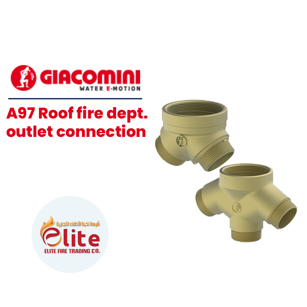 Giacomini Giacomini A97 Roof fire dept. outlet connection in Saudi Arabia