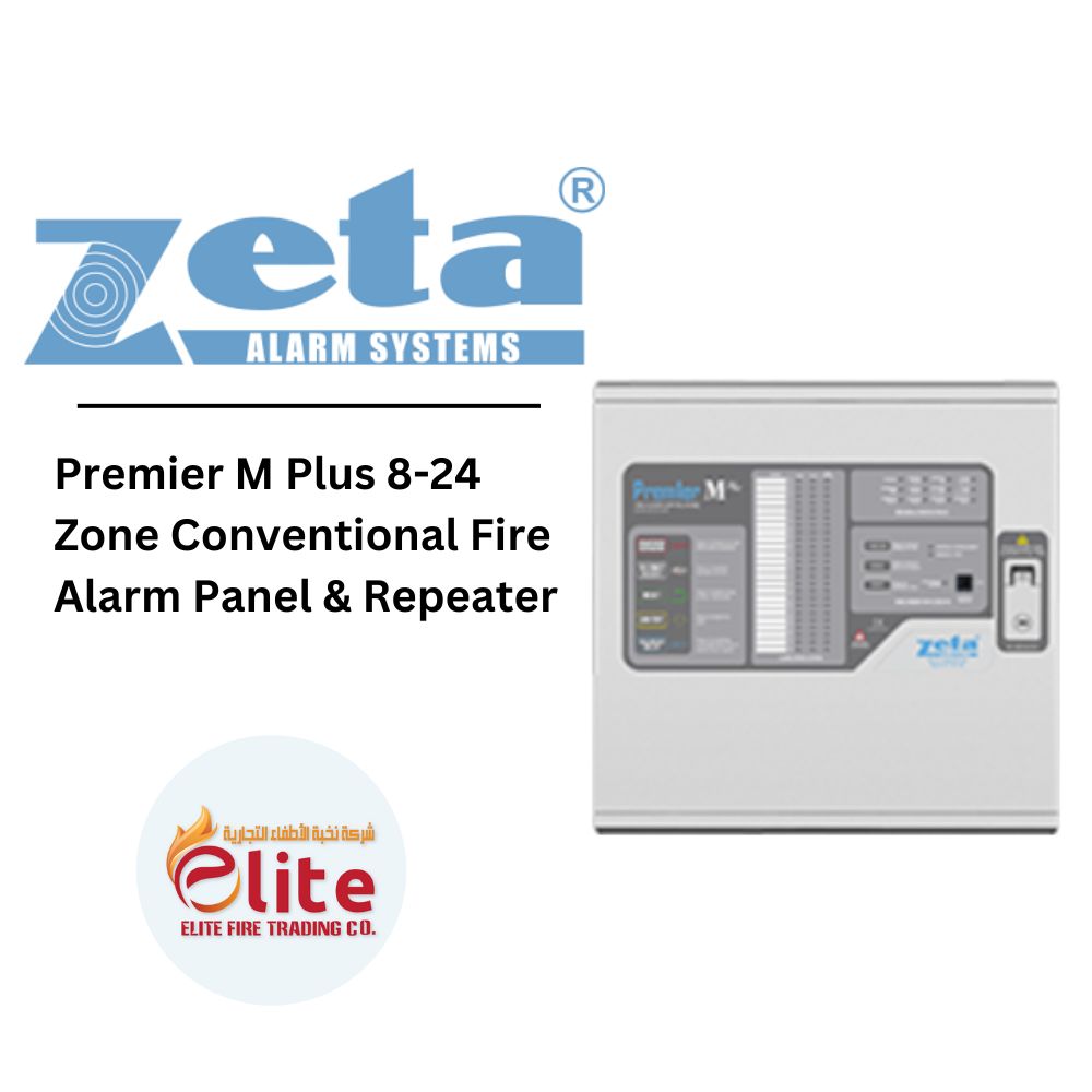 Zeta Zeta Premier M Plus 8-24 Zone Conventional Fire Alarm Panel & Repeater in Saudi Arabia