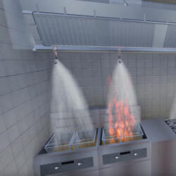 kitchen Fire Suppression System في السعودية in Saudi Arabia